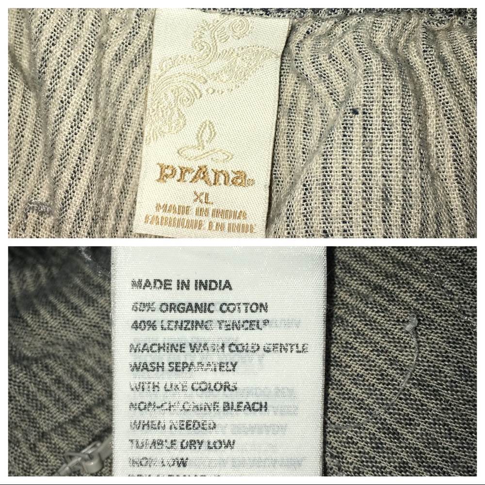 *SOLD* prAna Soledad Pants Conductor Stripe - Picture 6 of 8